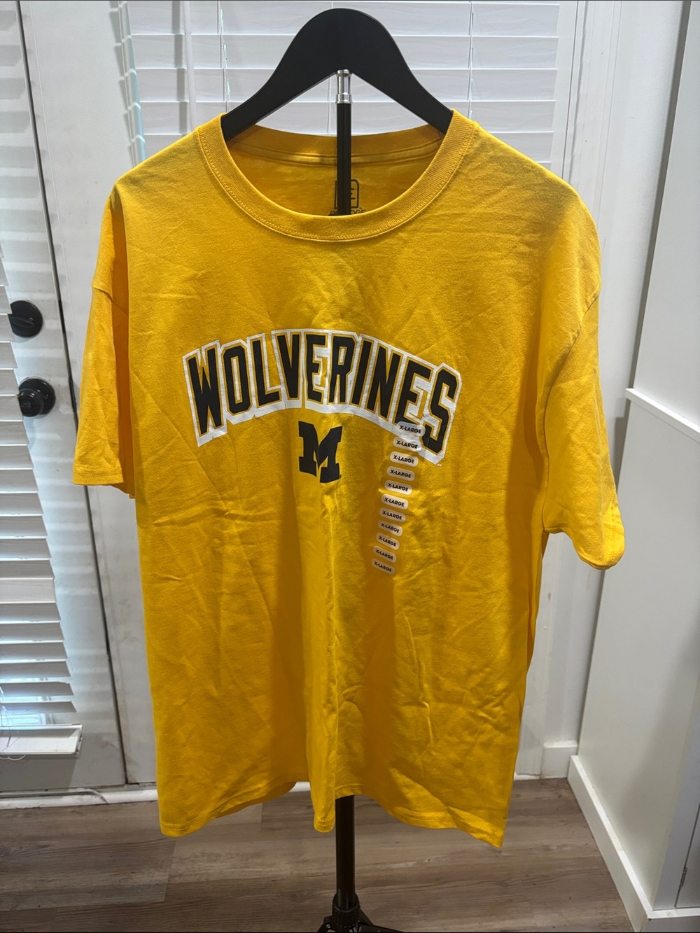 Pro Edge Yellow Wolverines Graphic Tee